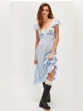 NWT Free People Haven Midi Dress